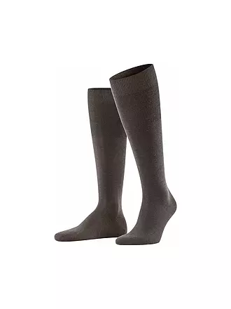 FALKE | Kniestrümpfe AIRPORT grass | braun